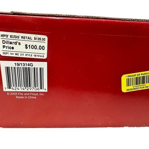 Fitz and Floyd Gregorian 2005 Large Serving Platter-Wrapped and New in Box! - Picture 5 of 7